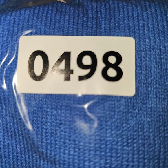 Vintage 100% Cashmere Blue Button Up Sweater by Tina Best Quality Scotland XL - Picture 11 of 11